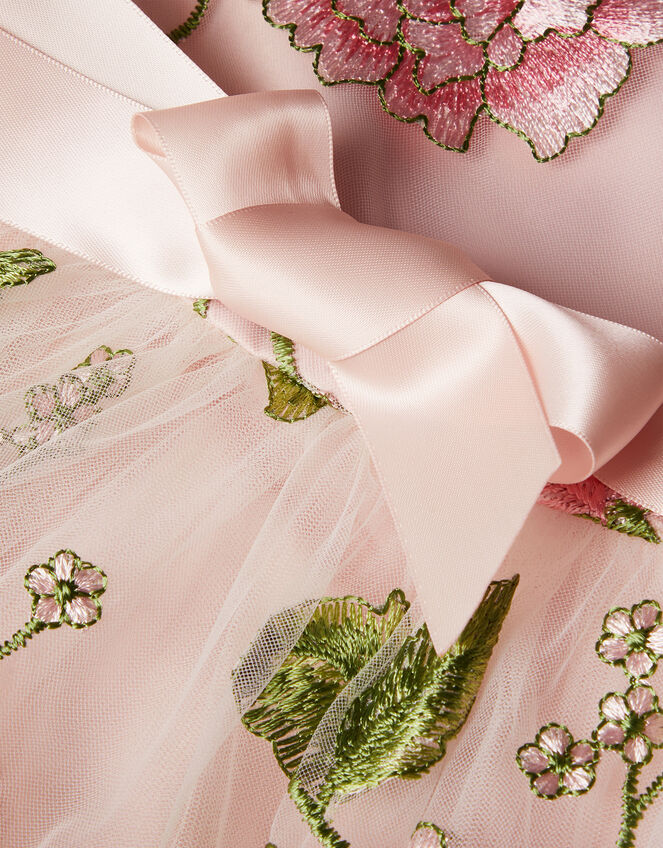 Tabitha Tapestry Rose Net Dress, Pink (PINK), large