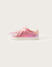 Shimmer Rainbow Padded Trainers, Multi (MULTI), large