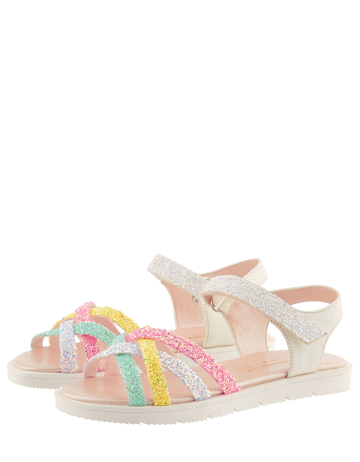 Kids glitter sandals online