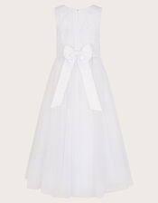 Alice Maxi Communion Dress, White (WHITE), large