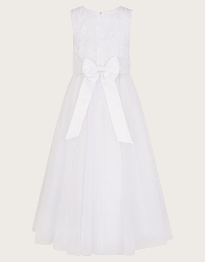 Alice Maxi Communion Dress, White (WHITE), large