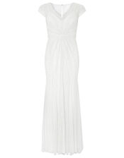 Nora Embellished Fishtail Bridal Dress, Ivory (IVORY), large