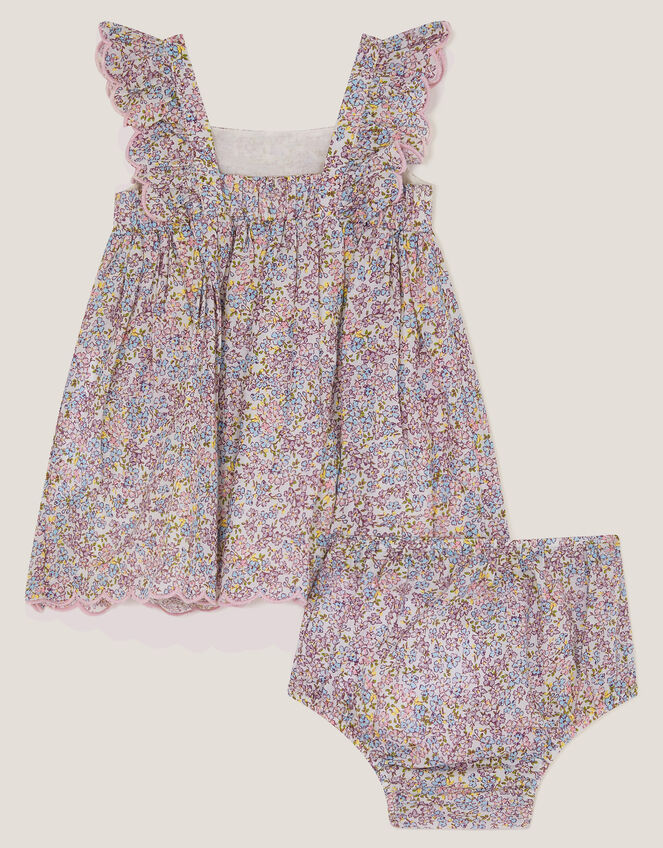 Newborn Peri Floral Sundress and Briefs Set, Purple (LILAC), large