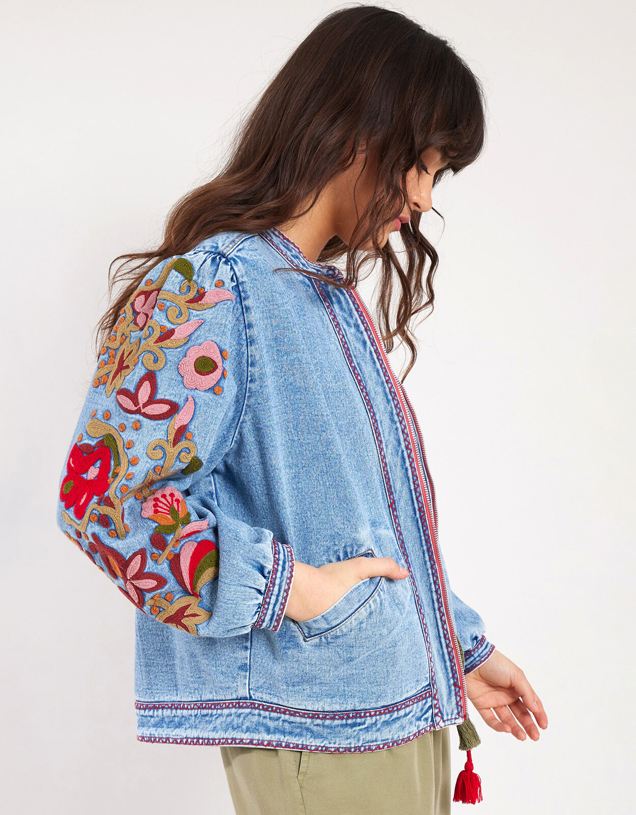 Monsoon dani denim jacket hotsell