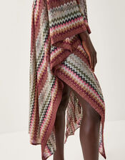 Ava Zig Zag Beach Cover Up, , large