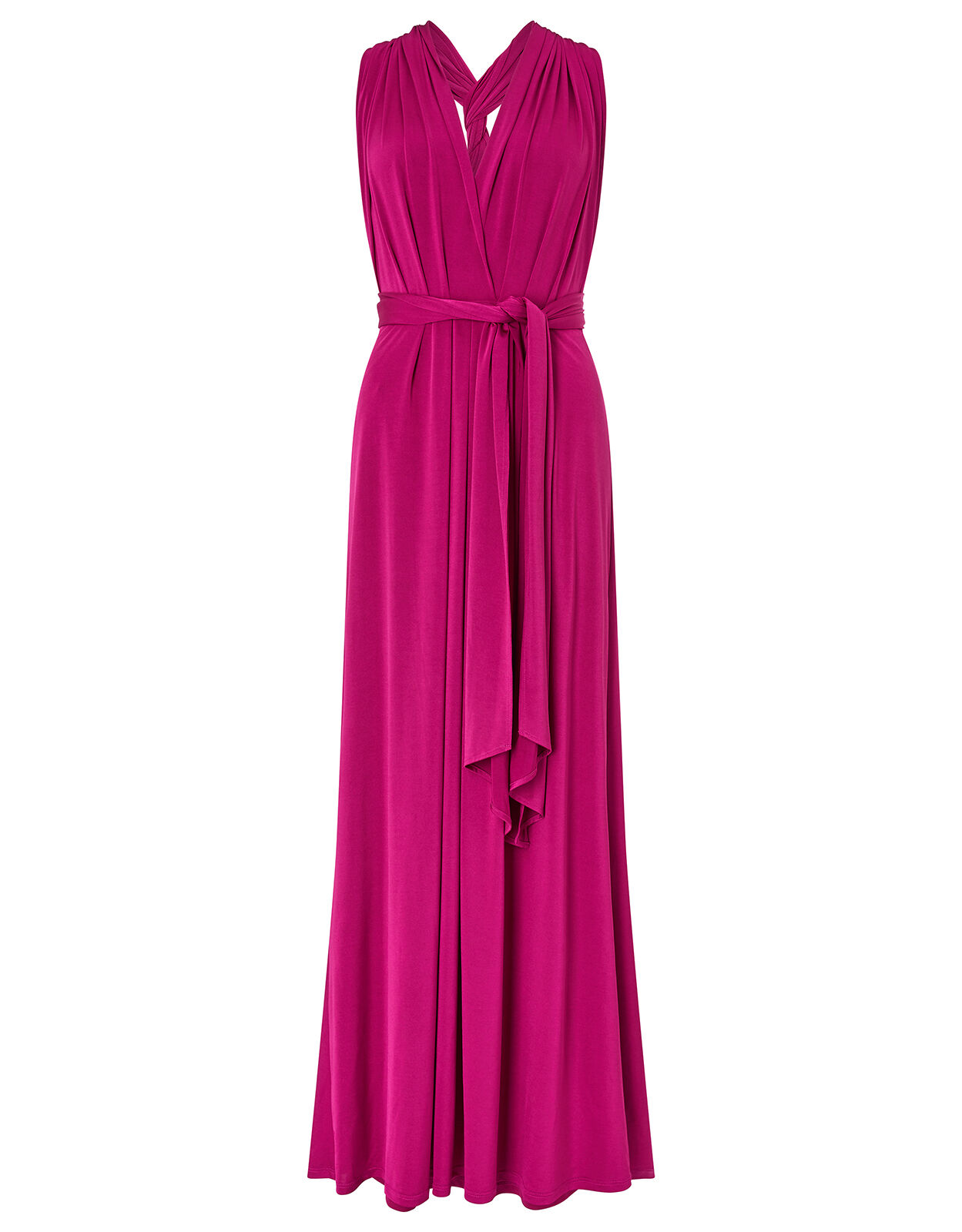 Monsoon pink top bridesmaid dress