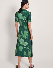 Zannah Print Shirt Dress, Green (GREEN), large