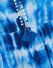 Tie Dye Dress in LENZING™ ECOVERO™, Blue (BLUE), large