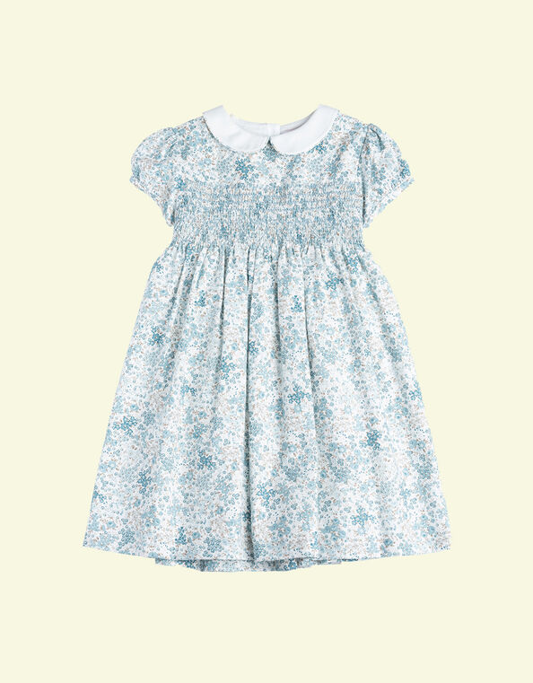 Trotters Arabella Bloom Dress, Blue (BLUE), large