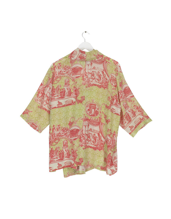 One Hundred Stars Ancient Columns Print Rachel Blouse, Pink (PINK), large