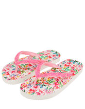 Floella Flamingo Flip Flops, Pink (PINK), large