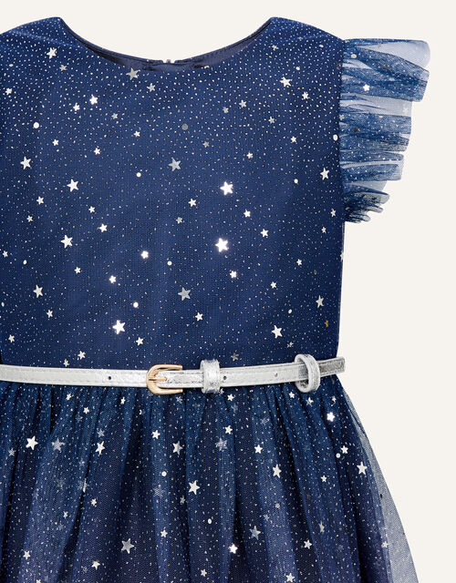 Star Print Ombre Dress Blue Girls Dresses Monsoon Global