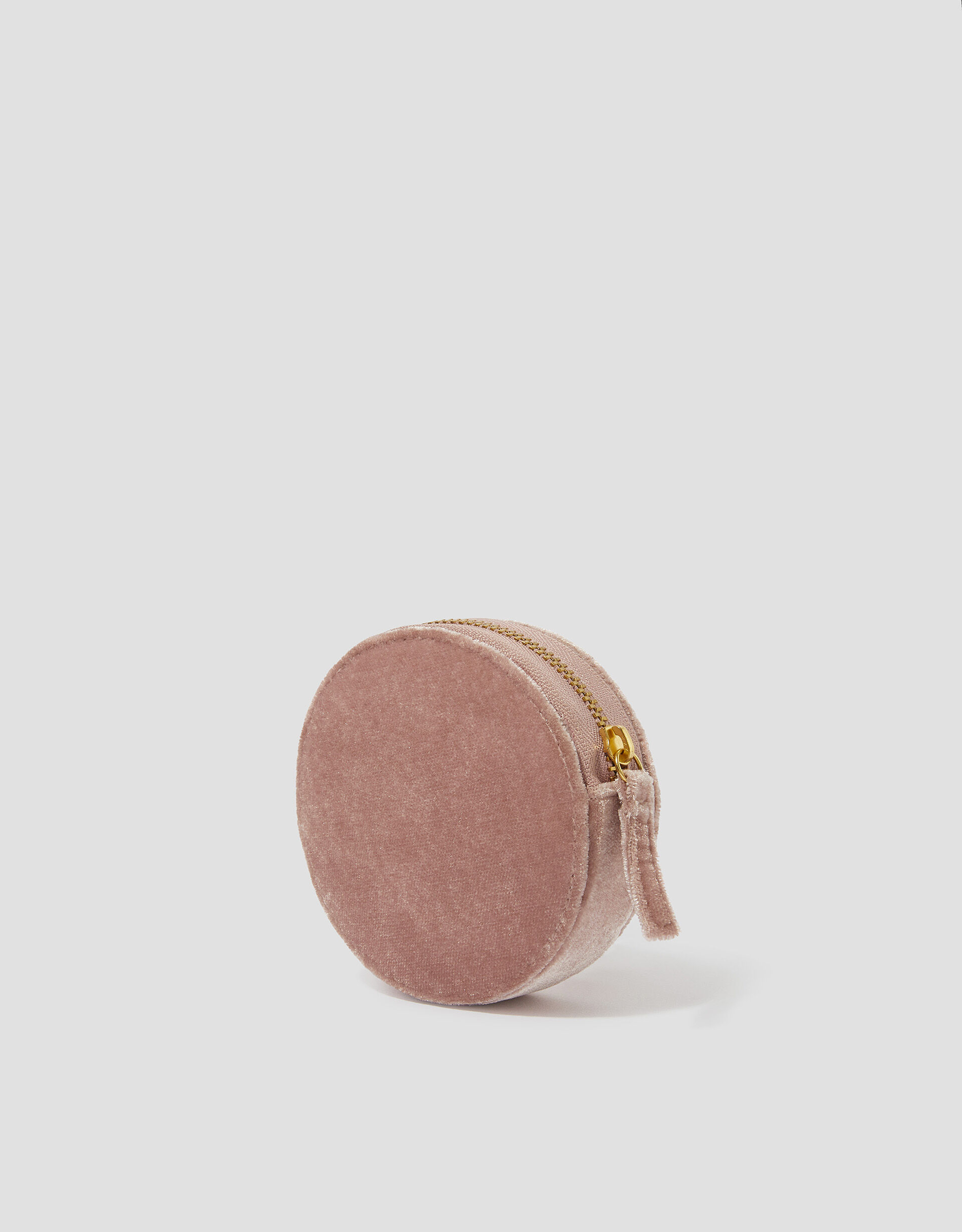 Initial Embellished Coin Purse Pink