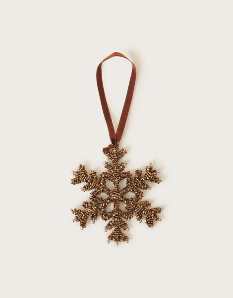 Snowflake Hanging Decoration, Gold (GOLD), large