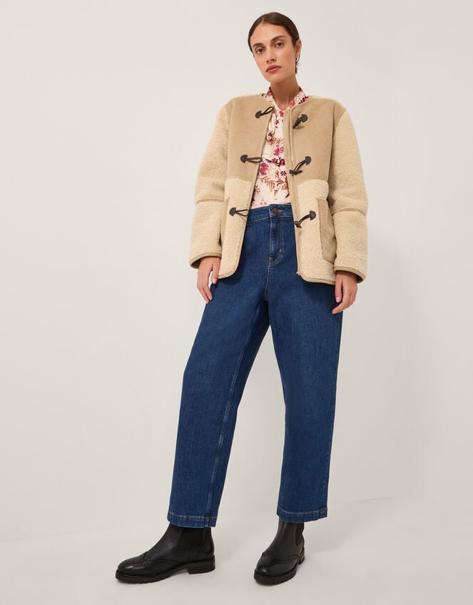 Teri Borg Duffle Jacket, Natural (STONE), large