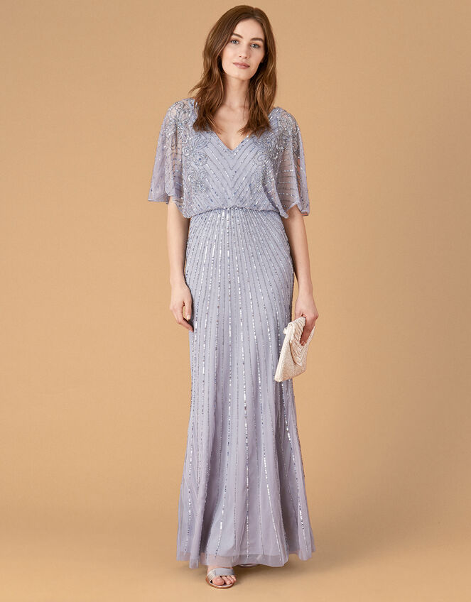 ARTISAN Holly Floral Maxi Dress, Blue (BLUE), large