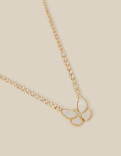 Butterfly Cup Chain Necklace & Bracelet Set, , large