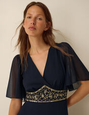 Sienna Embellished Maxi Dress, Blue (NAVY), large