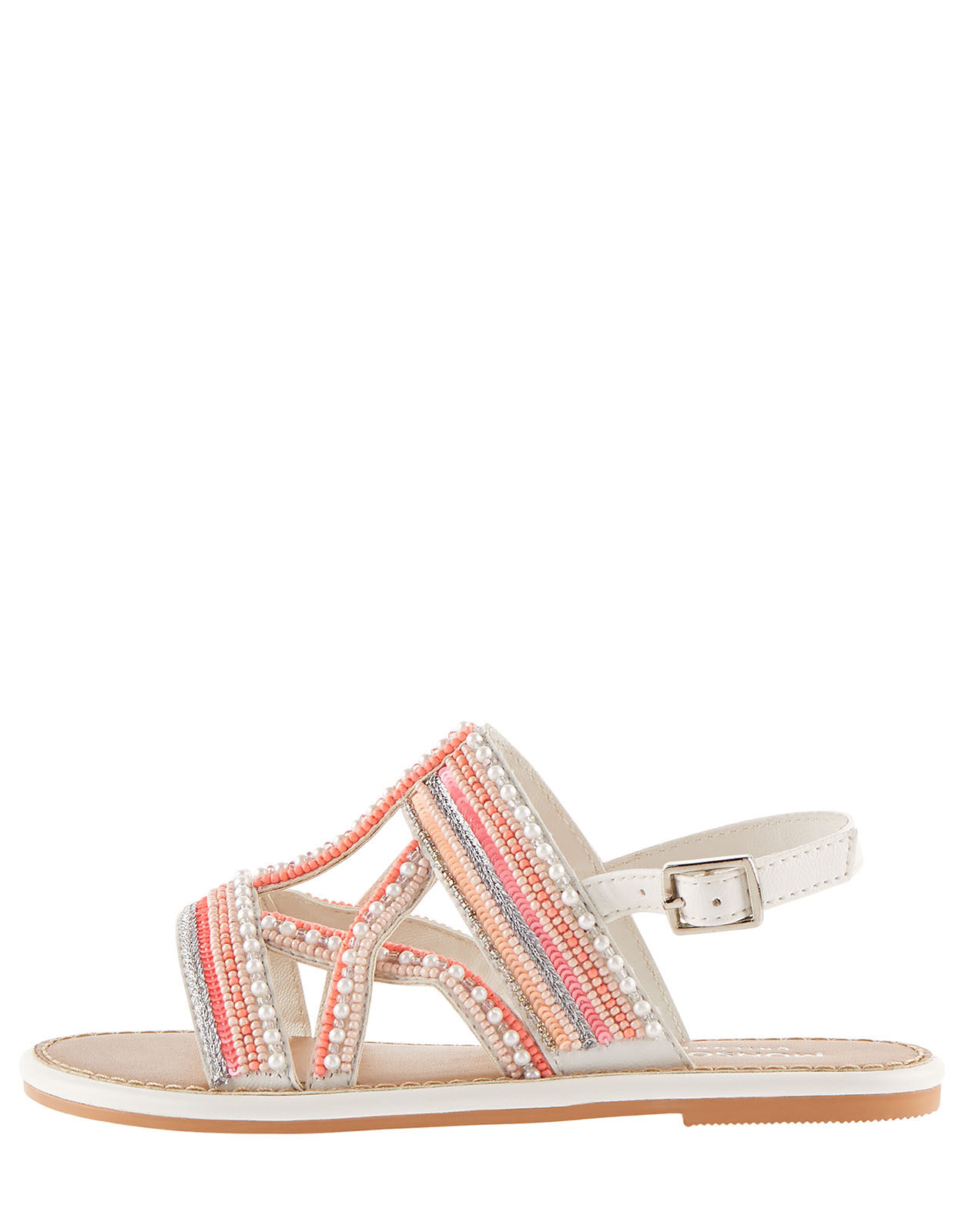 Pink beaded sandals store