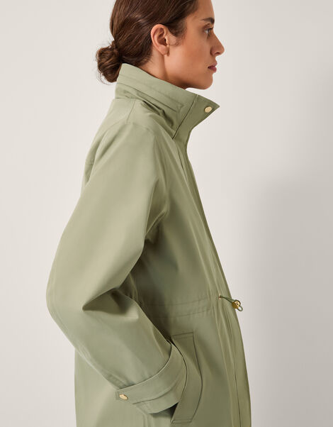 Ada Packable Hood Raincoat, Green (SAGE), large