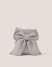 Diamant&eacute; Embellished Bow Bag, , large