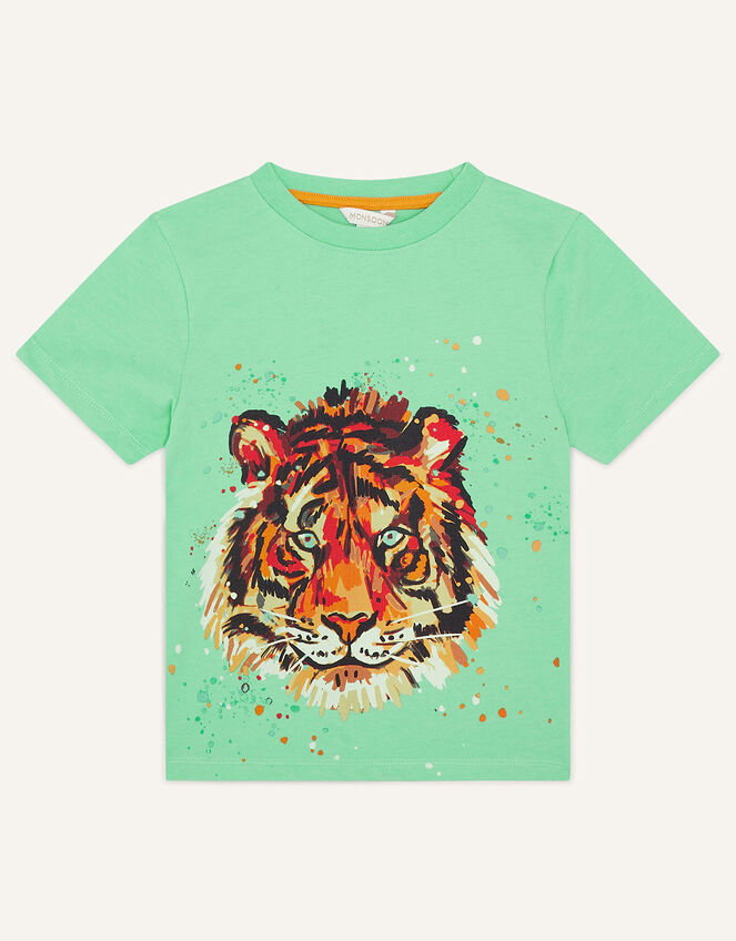 Tiger T-Shirt WWF-UK Collaboration, Green (GREEN), large