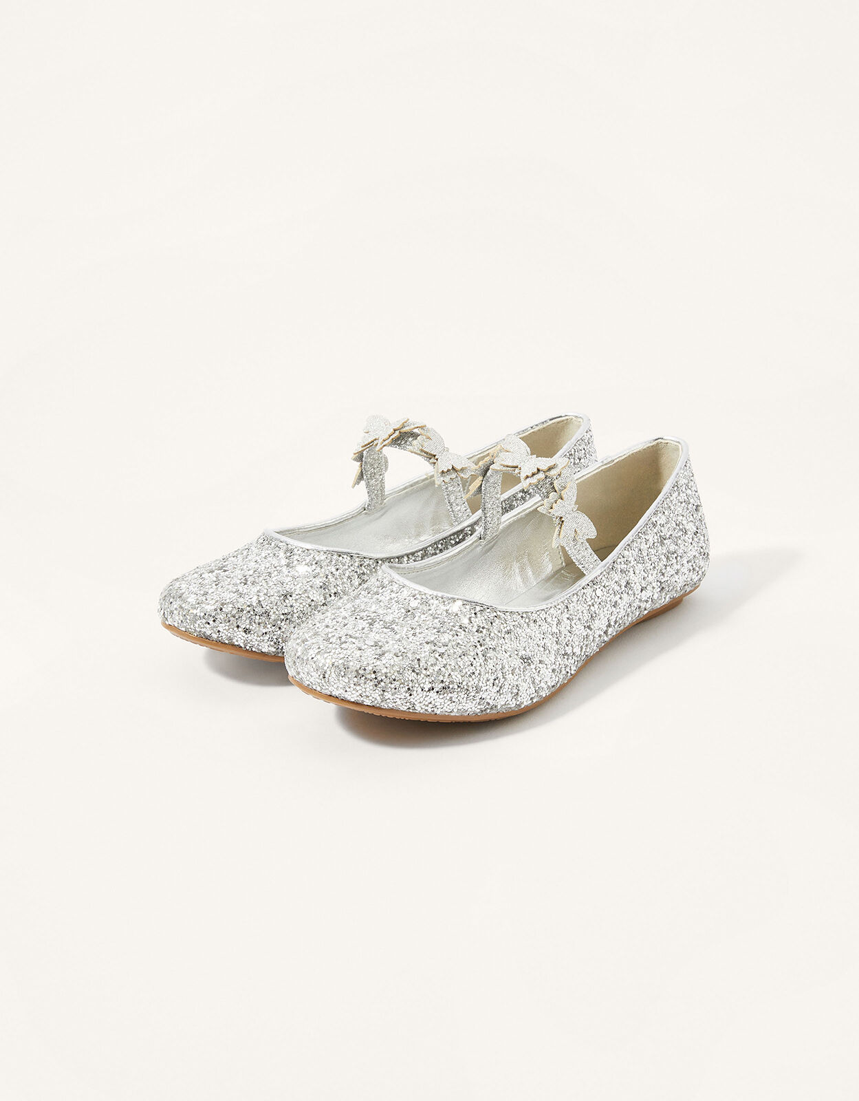 Childrens silver hotsell ballet shoes