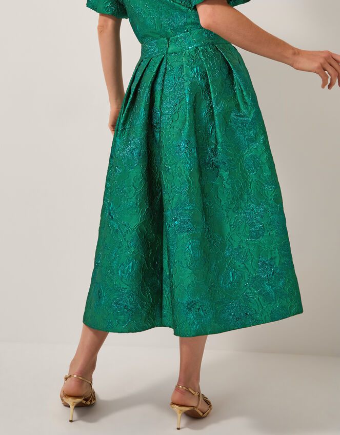 Jolene Jacquard Skirt , Green (GREEN), large