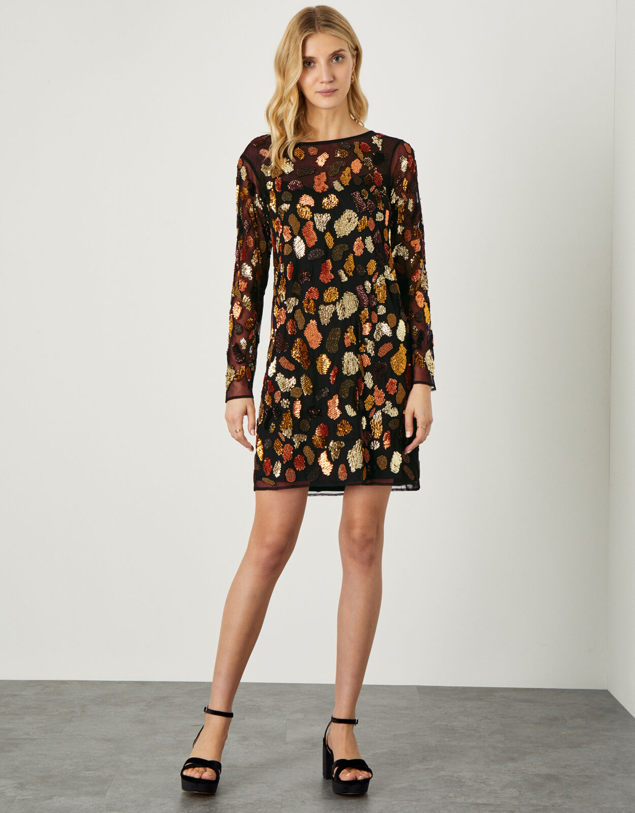 Monsoon sparkly dress online