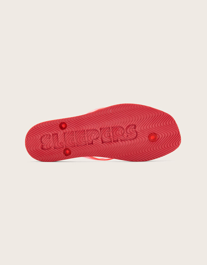 East Tapered Platform Flip Flops, Red (RED), large
