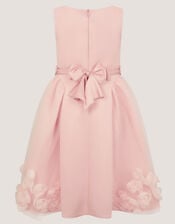 Eloise Appliqu&eacute; Rose Dress, Pink (PINK), large