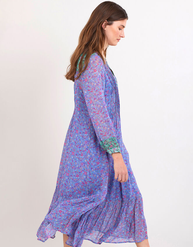 East Rian Pintuck Dress, Purple (LILAC), large