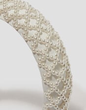 Pearl Beaded Headband, , large