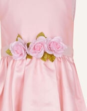 Peony Floral High-Low Dress , Pink (PINK), large
