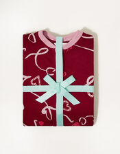 MINI ME Love Print Christmas Sleepsuit , Red (RED), large