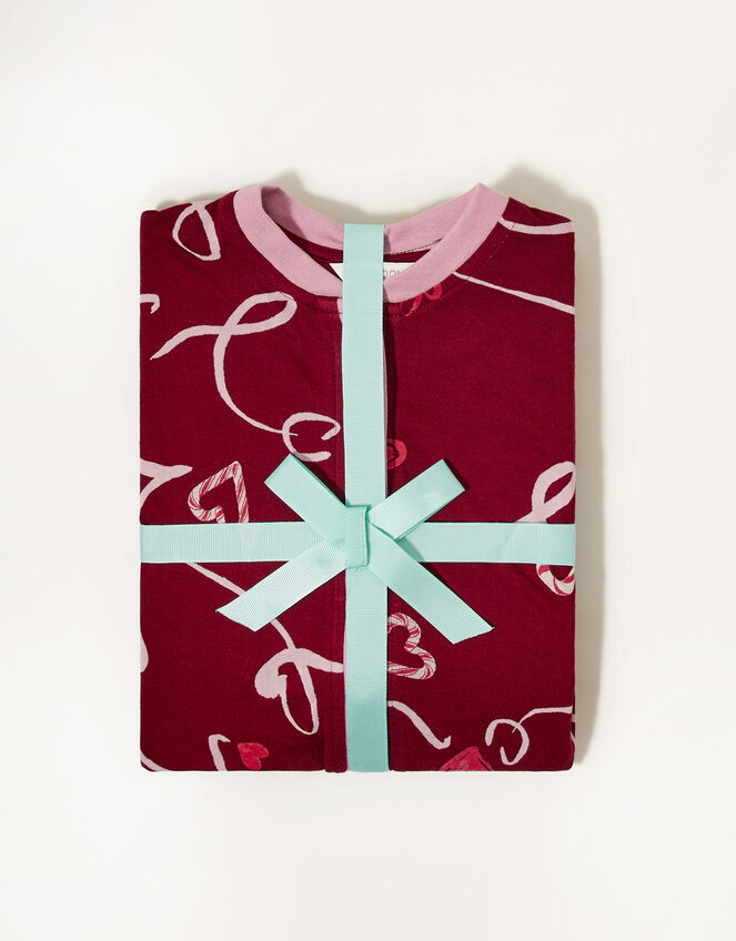 MINI ME Love Print Christmas Sleepsuit , Red (RED), large