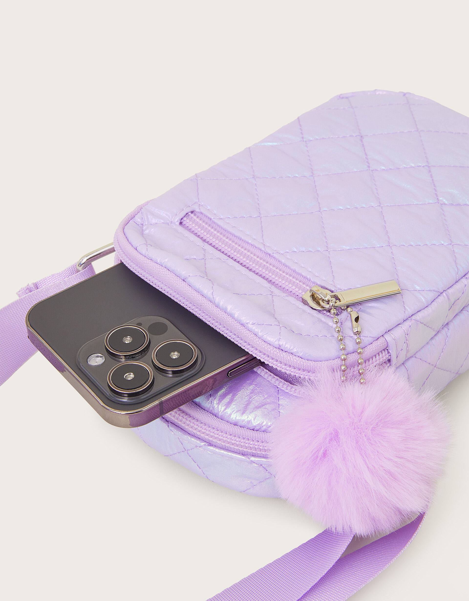 Iridescent Quilted Cross Body Bag Accessories Monsoon ROI