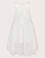 Anna Strappy Lace High-Low Dress, Ivory (IVORY), large