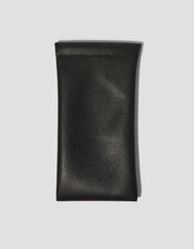 Faux Leather Sunglasses Pouch, , large