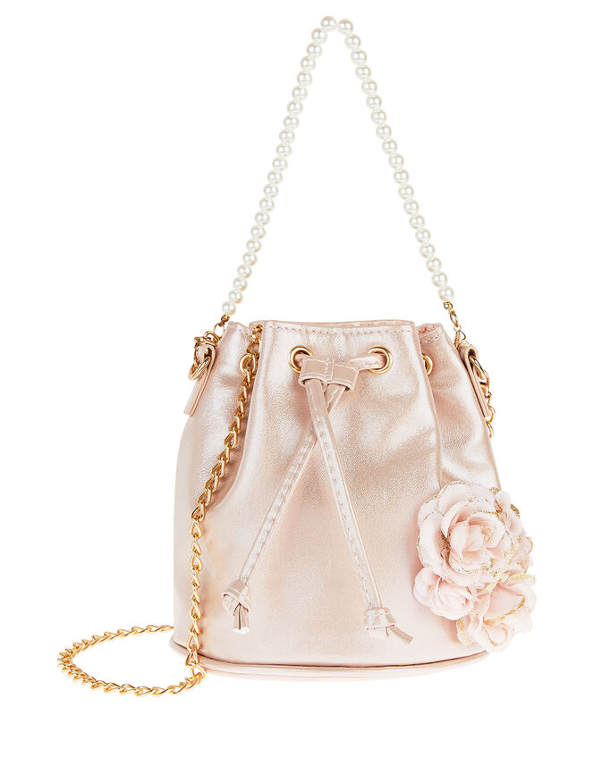 Arianna Rose Pearl Pouch Bag , , large