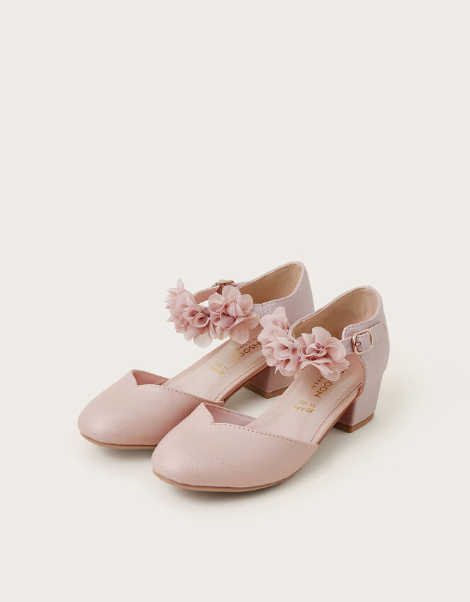 Corsage Two-Part Heels, Pink (PINK), large