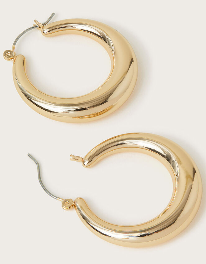 Chunky Hoop Earrings, , large