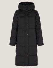 Molly Long Puffer Coat, Black (BLACK), large