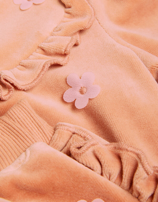 Baby Floral Velour Sweat Set, Pink (PINK), large