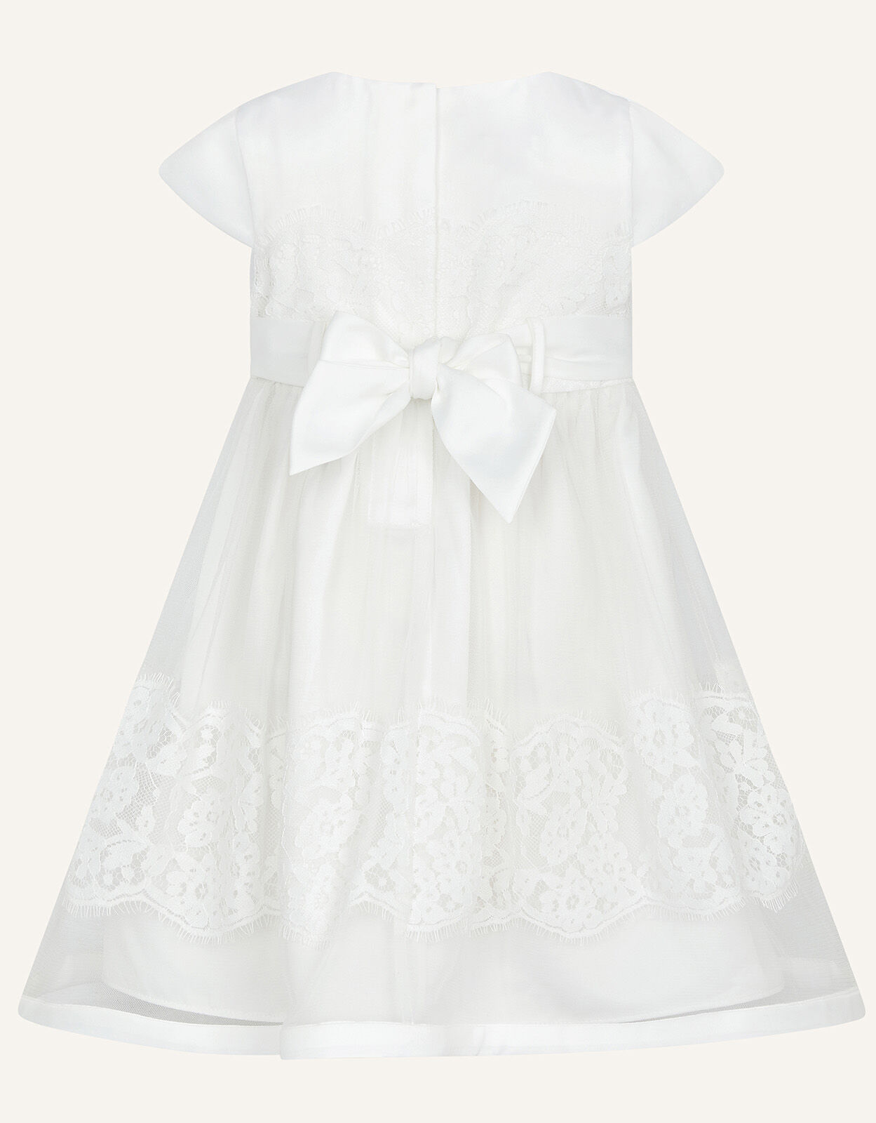 Baby Alovette Christening Dress Ivory