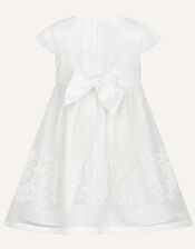 Baby Alovette Christening Dress, Ivory (IVORY), large