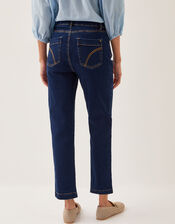 Safaia 7/8 Denim Jeans, Blue (INDIGO), large