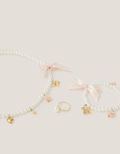 Pearl Charm Jewellery Set, , large