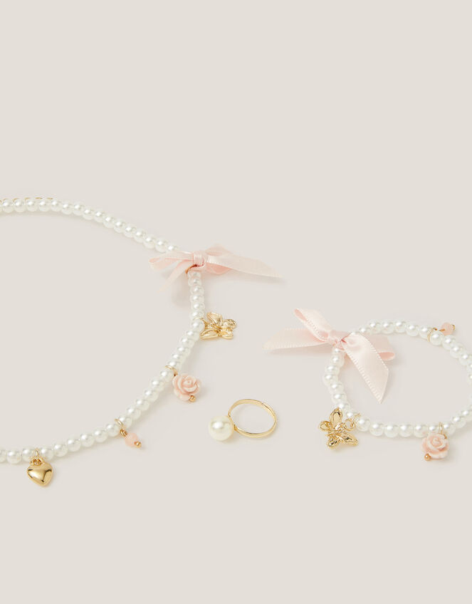 Pearl Charm Jewellery Set, , large