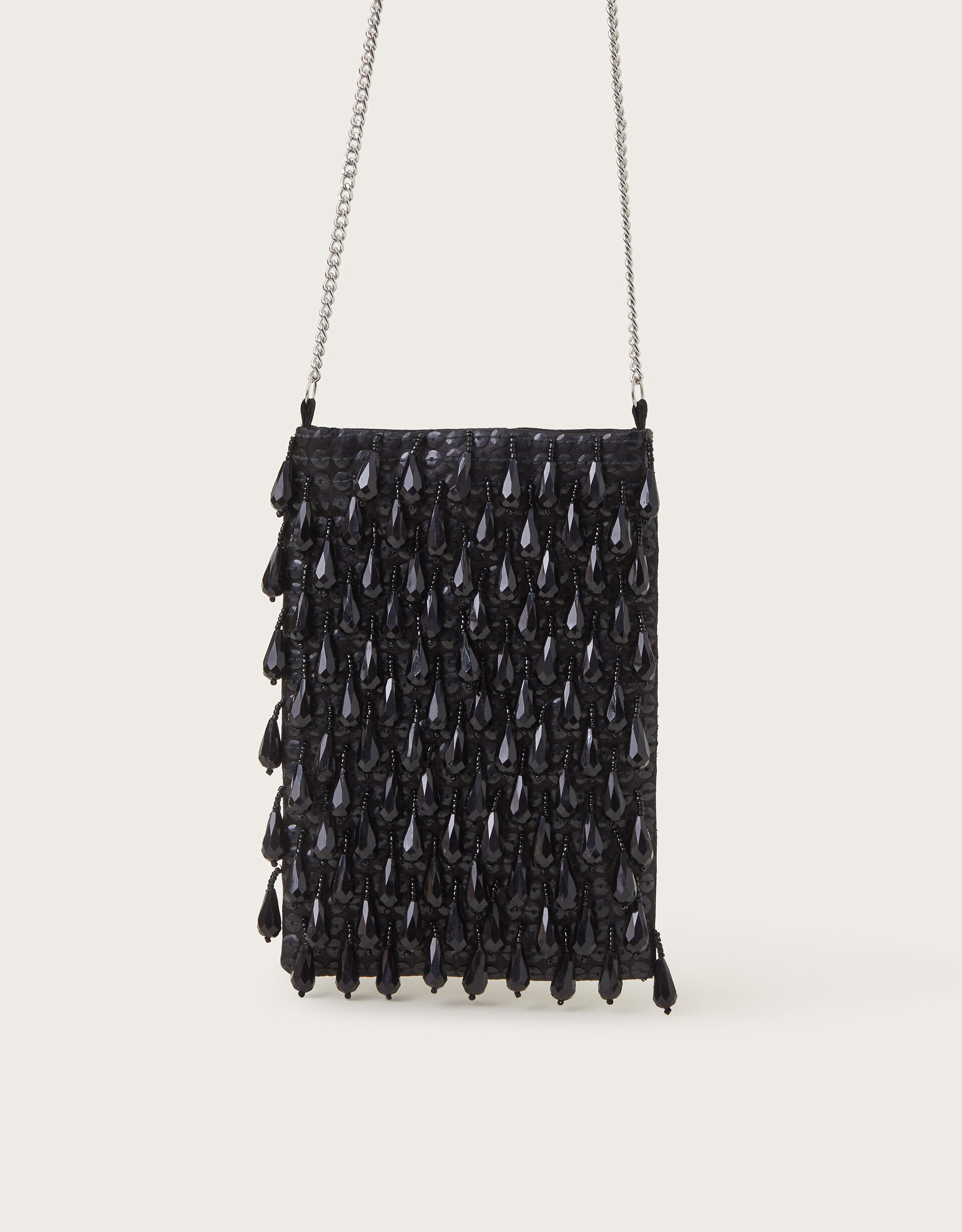 Tess Tear Drop Phone Bag Black